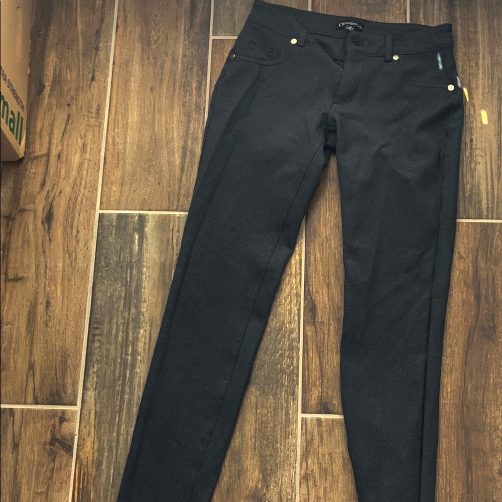 CHOCOLATE DARK GREY PANTS SMALL